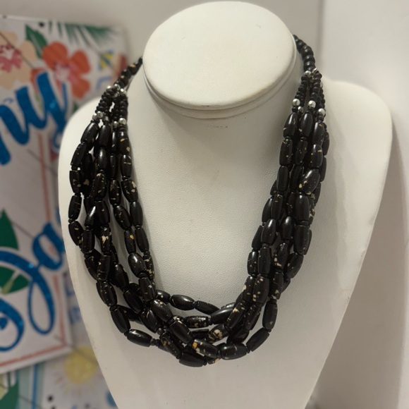 Minimal Necklace, Statement COLLAR, Thin Multilayered - Picture 5 of 11